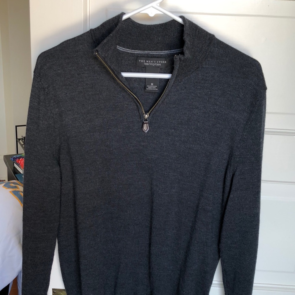 Bloomingdales Cardigan Style Quarter-zip sweater